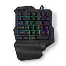 Nedis GKBDS110BK Bedraad Gaming Toetsenbord Usb Type-a Membrane Toetsen Rgb Enkelhandig Universeel