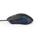 Nedis GMWD410BK Gaming Muis Bedraad Dpi: 800 / 1200 / 2400 / 3200 / 4800 / 7200 Dpi Instelbare Dpi