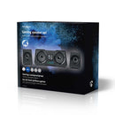 Nedis GSPR21022BK Gaming Speaker Speaker-kanalen: 2.2 Usb Gevoed 3,5 Mm Male 48 W Led Volumebedieni