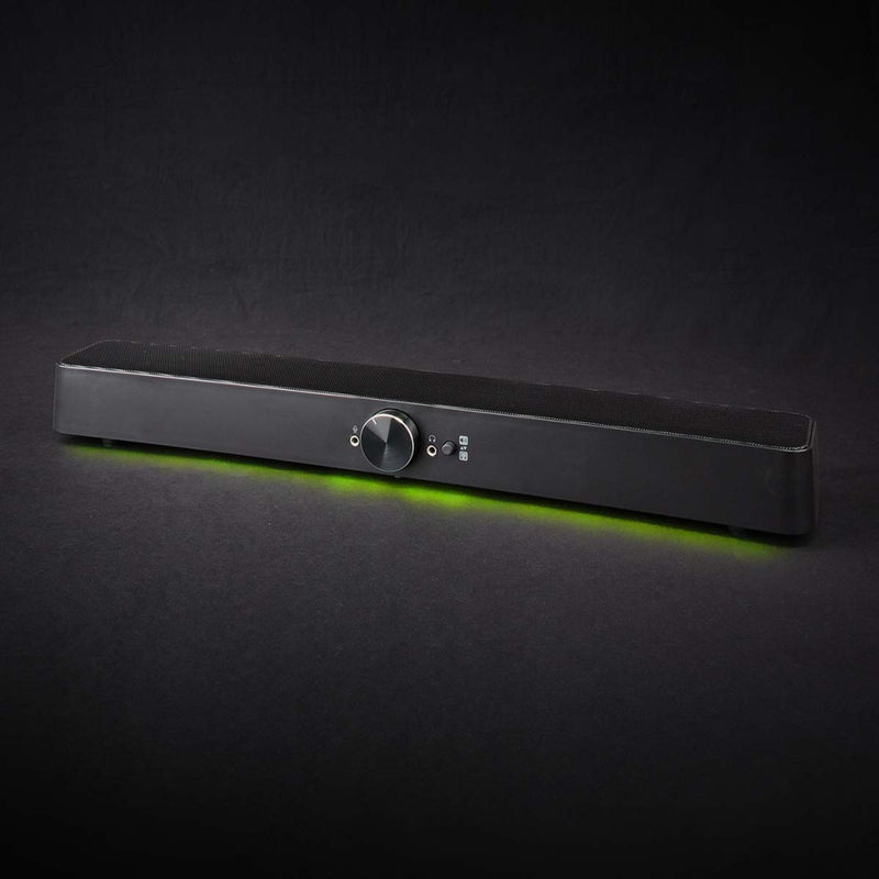 Nedis GSPRSB21020BK Gaming Speaker Speaker-kanalen: 2.0 Usb Gevoed 3,5 Mm Male 30 W Led Volumebedie