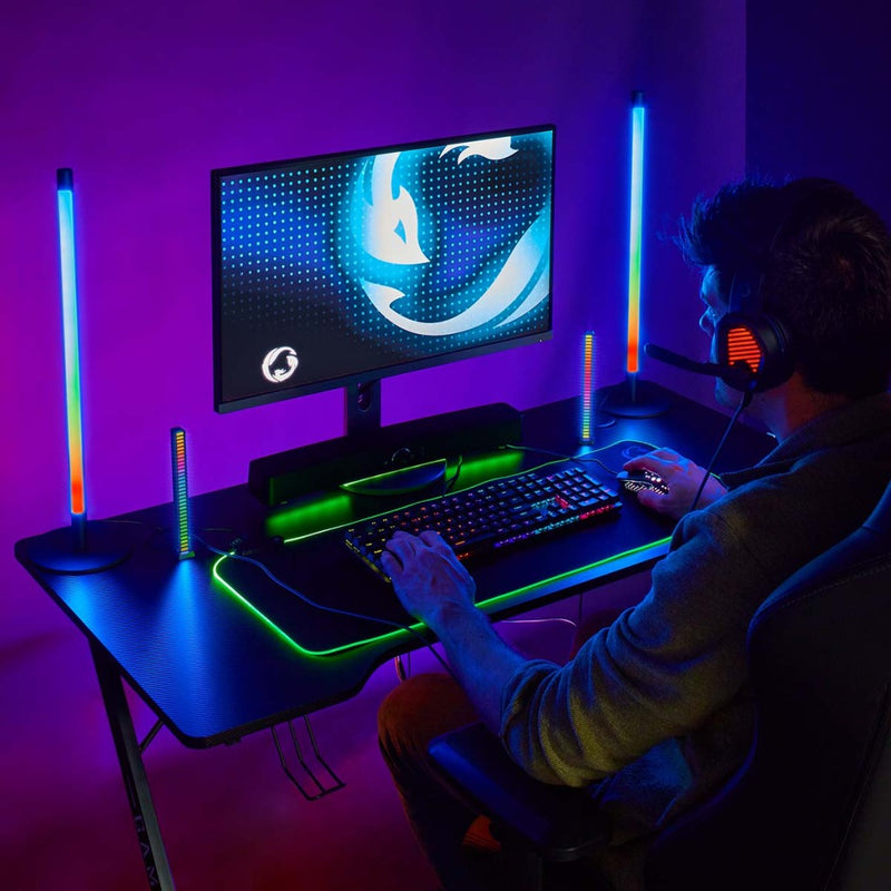 Nedis GSPRSB21020BK Gaming Speaker Speaker-kanalen: 2.0 Usb Gevoed 3,5 Mm Male 30 W Led Volumebedie