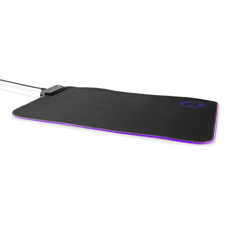 Nedis GMPDL110BK Gaming Muismat Microfiber / Rubberen Zwart