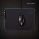 Nedis GMPDL110BK Gaming Muismat Microfiber / Rubberen Zwart