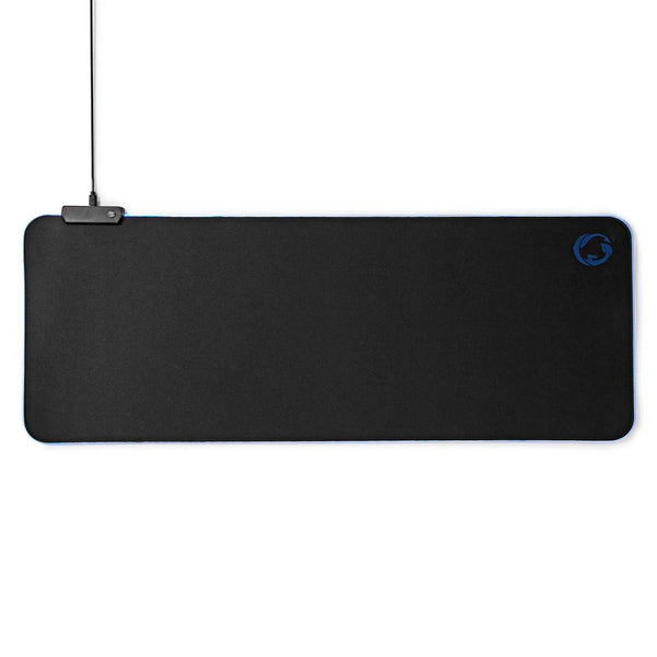Nedis GMPDL210BK Gaming Muismat Microfiber / Rubberen Zwart