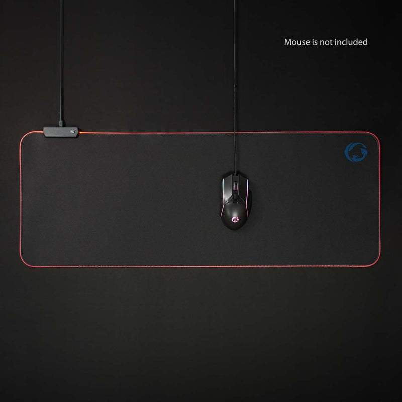 Nedis GMPDL210BK Gaming Muismat Microfiber / Rubberen Zwart