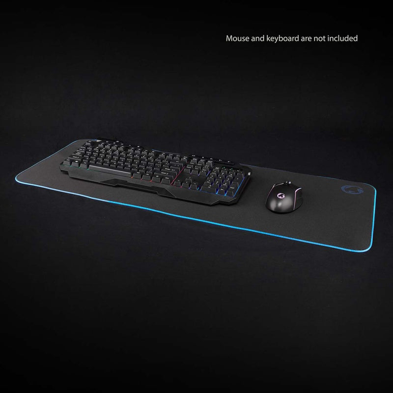 Nedis GMPDL210BK Gaming Muismat Microfiber / Rubberen Zwart