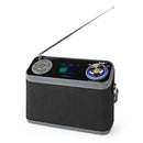 Nedis RDDB5200BK Dab+ Radio Tafelmodel Dab+ / Fm 2.4 &quot; Kleurenscherm Batterij Gevoed / Netvoed