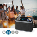 Nedis RDDB5200BK Dab+ Radio Tafelmodel Dab+ / Fm 2.4 &quot; Kleurenscherm Batterij Gevoed / Netvoed