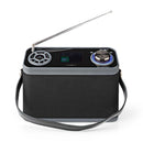Nedis RDDB5200BK Dab+ Radio Tafelmodel Dab+ / Fm 2.4 &quot; Kleurenscherm Batterij Gevoed / Netvoed