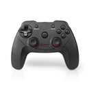Nedis GGPDW110BK Gamepad Draadloos Batterij Gevoed Pc Aantal Knoppen: 11 Kabellengte: 1.00 M Zwart