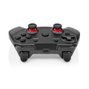Nedis GGPDW110BK Gamepad Draadloos Batterij Gevoed Pc Aantal Knoppen: 11 Kabellengte: 1.00 M Zwart