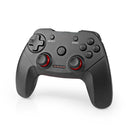 Nedis GGPDW110BK Gamepad Draadloos Batterij Gevoed Pc Aantal Knoppen: 11 Kabellengte: 1.00 M Zwart