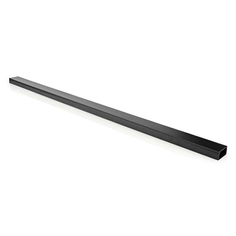 Nedis CMDT5025BK110 Kabelmanagement Buis 1.10 M 1 Stuks Maximale Kabeldikte: 25 Mm Aluminium Zwart