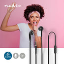 Nedis HPWD2021BK Bedrade Koptelefoon 3,5 Mm Kabellengte: 1.20 M Ingebouwde Microfoon Zwart