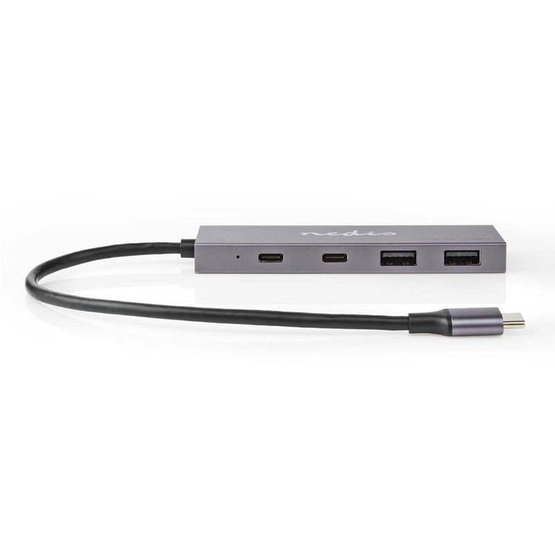 Nedis UHUBU3450AT Usb-hub 1x Usb-c&trade; 3.2 Gen 2 Male 2x Usb-a 3.2 Gen 2 Female / 2x Usb-c&trade