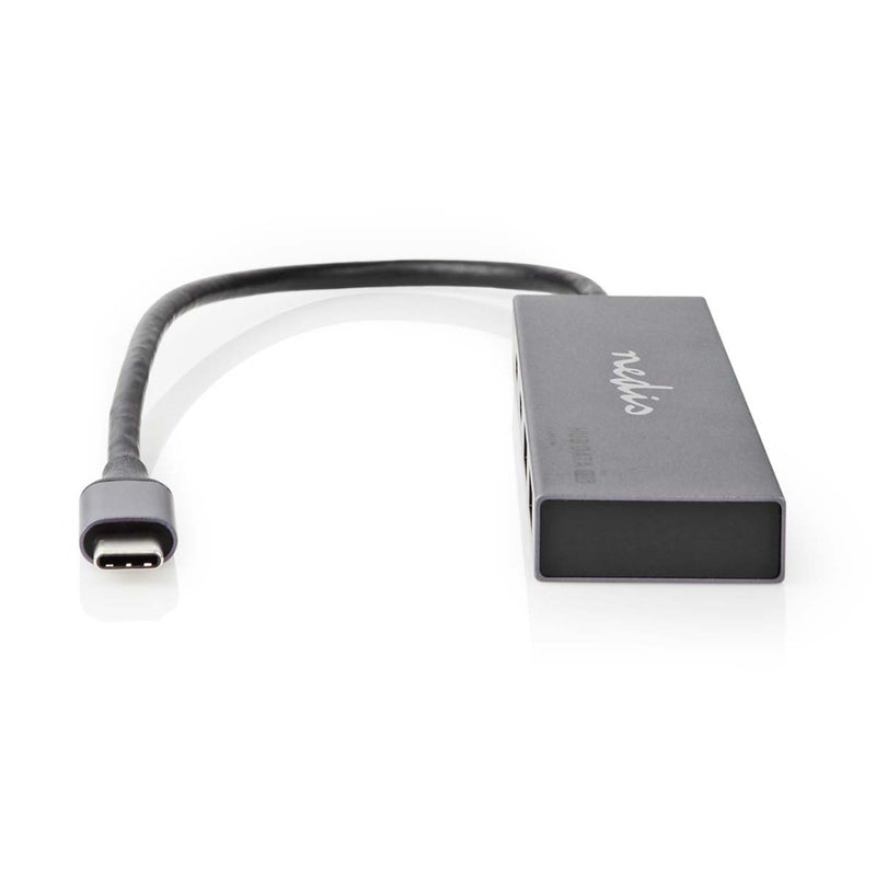 Nedis UHUBU3450AT Usb-hub 1x Usb-c&trade; 3.2 Gen 2 Male 2x Usb-a 3.2 Gen 2 Female / 2x Usb-c&trade