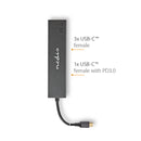 Nedis UHUBU3470AT Usb-hub 1x Usb-c&trade; 3.2 Gen 2 Male Usb-c&trade; 3.2 Gen 2 Female With Pd 3.0