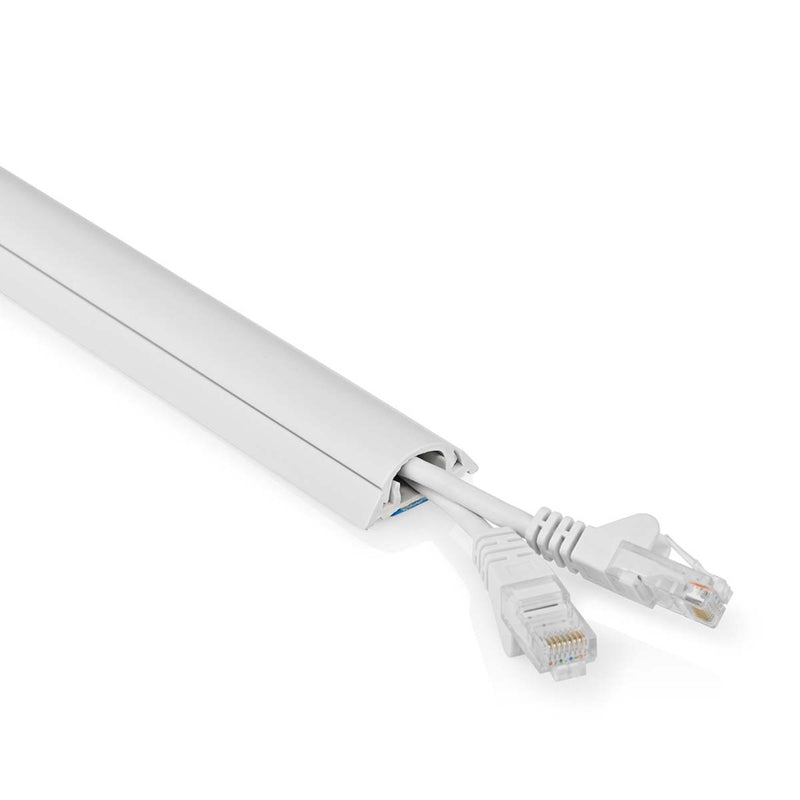 Nedis CMDT3312WT500 Kabelmanagement Buis 0.50 M 1 Stuks Maximale Kabeldikte: 12 Mm Pvc Wit
