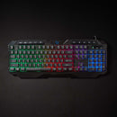 Nedis GKBD110BKUS Bedraad Gaming Toetsenbord Usb Type-a Membrane Toetsen Led Qwerty Us Internationa