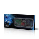 Nedis GKBD110BKUS Bedraad Gaming Toetsenbord Usb Type-a Membrane Toetsen Led Qwerty Us Internationa