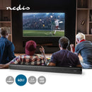 Nedis SPSB200BK Soundbar 2.0 Dsp-programma's 40 W 1x 3,5 Mm / 1x Coax Audio / 1x Optisch / 1x Usb 1