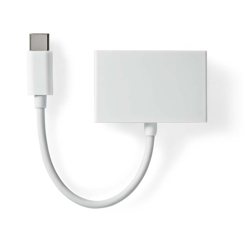 Nedis CCGB65900WT01 Usb-c&trade; Adapter Usb 2.0 Usb-c&trade; Male 3,5 Mm Female 0.10 M Rond Vernik