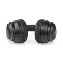 Nedis HPBT2261BK Draadloze Over-ear Koptelefoon Maximale Batterijduur: 16 Uur Ingebouwde Microfoon