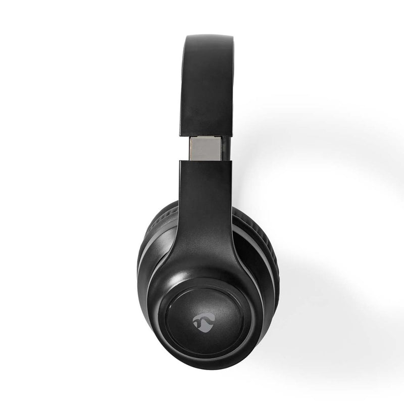 Nedis HPBT2261BK Draadloze Over-ear Koptelefoon Maximale Batterijduur: 16 Uur Ingebouwde Microfoon