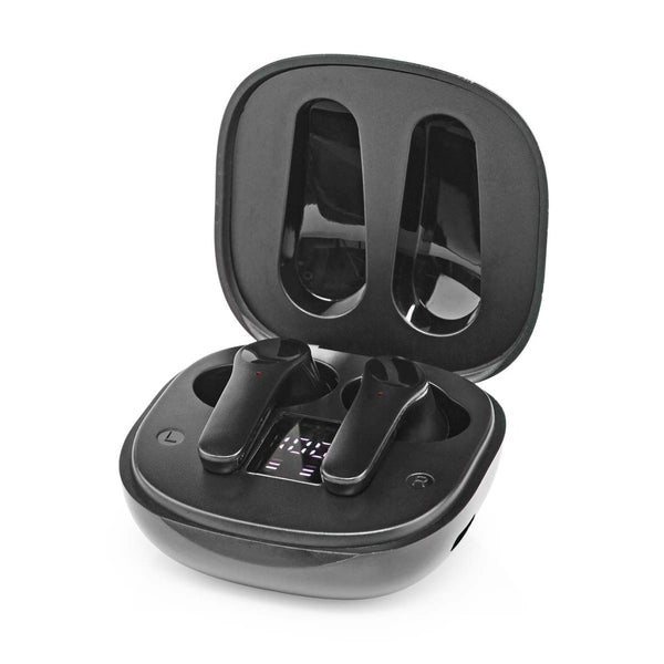 Nedis HPBT5060BK Volledig Draadloze Oordopjes Bluetooth&reg; Maximale Batterijduur: 5 Uur Aanraakbe