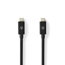 Nedis CCGP66040BK10 Usb-kabel Usb 4.0 Gen 3x2 Usb-c&trade; Male Usb-c&trade; Male 240 W 8k@60hz 40