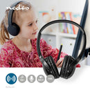 Nedis HPBT4000BK Draadloze On-ear Koptelefoon Maximale Batterijduur: 8 Uur Ingebouwde Microfoon Dru