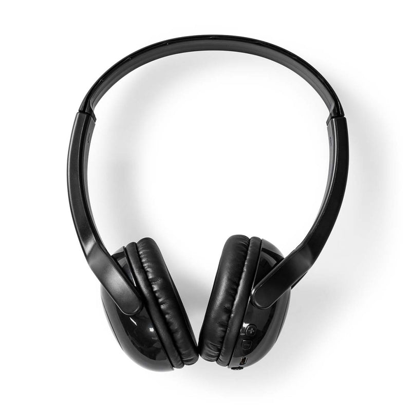 Nedis HPBT4000BK Draadloze On-ear Koptelefoon Maximale Batterijduur: 8 Uur Ingebouwde Microfoon Dru