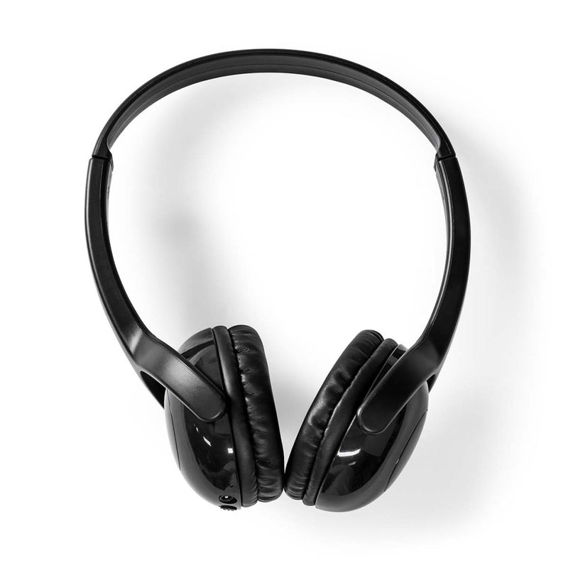 Nedis HPBT4000BK Draadloze On-ear Koptelefoon Maximale Batterijduur: 8 Uur Ingebouwde Microfoon Dru