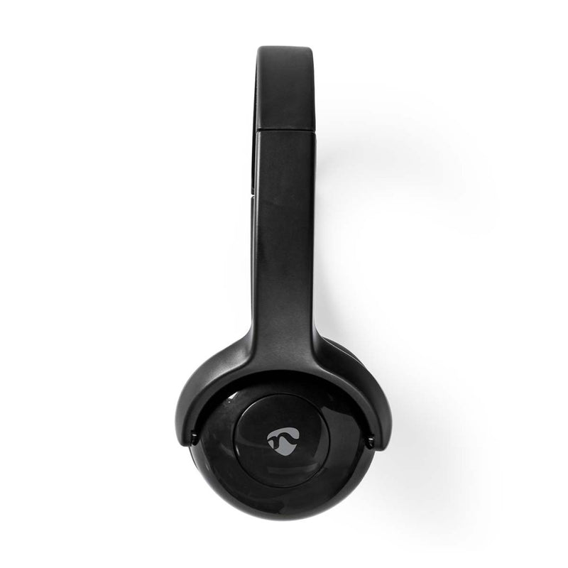 Nedis HPBT4000BK Draadloze On-ear Koptelefoon Maximale Batterijduur: 8 Uur Ingebouwde Microfoon Dru