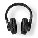 Nedis HPBT1202BK Draadloze Over-ear Koptelefoon Maximale Batterijduur: 7 Uur Ingebouwde Microfoon D