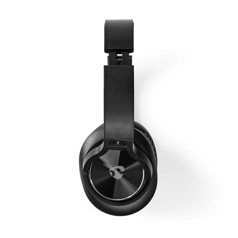 Nedis HPBT1202BK Draadloze Over-ear Koptelefoon Maximale Batterijduur: 7 Uur Ingebouwde Microfoon D