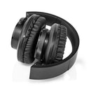 Nedis HPBT1202BK Draadloze Over-ear Koptelefoon Maximale Batterijduur: 7 Uur Ingebouwde Microfoon D