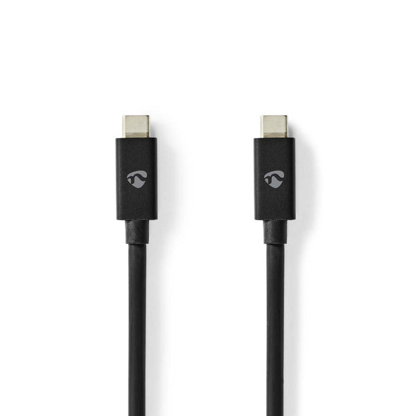 Nedis CCGB66040BK10 Usb-kabel Usb 4.0 Gen 3x2 Usb-c&trade; Male Usb-c&trade; Male 240 W 8k@60hz 40