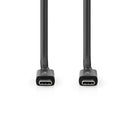 Nedis CCGB66040BK10 Usb-kabel Usb 4.0 Gen 3x2 Usb-c&trade; Male Usb-c&trade; Male 240 W 8k@60hz 40