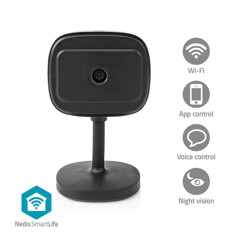 Nedis WIFICI07CBK Smartlife Camera Voor Binnen Wi-fi Full Hd 1080p Cloud Opslag (optioneel) / Micro