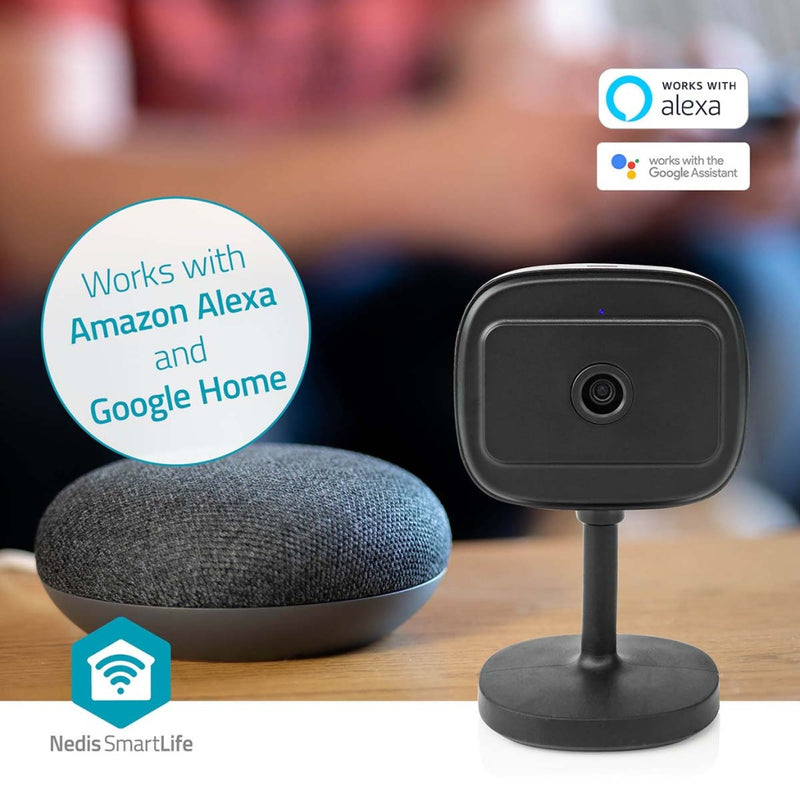 Nedis WIFICI07CBK Smartlife Camera Voor Binnen Wi-fi Full Hd 1080p Cloud Opslag (optioneel) / Micro