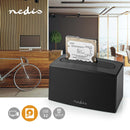 Nedis HDDUSB3210BK Docking Station Voor Harde Schijf Usb 3.2 Gen1 Usb Type-a 1 Schijf 2.5 / 3.5 &qu