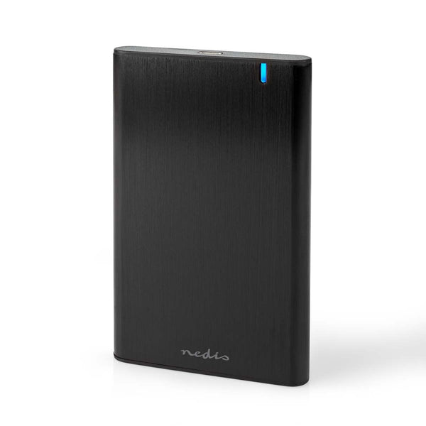 Nedis HDDE25410BK Hardeschijfbehuizing 2.5 &quot; Usb 3.2 Gen1 Usb Type-a / Usb Type-c&trade; Noteb