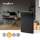 Nedis HDDE25410BK Hardeschijfbehuizing 2.5 &quot; Usb 3.2 Gen1 Usb Type-a / Usb Type-c&trade; Noteb