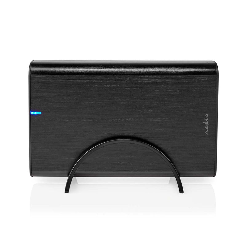 Nedis HDDE35410BK Hardeschijfbehuizing 3.5 &quot; Usb 3.2 Gen1 Usb Type-a / Usb Type-c&trade; Noteb