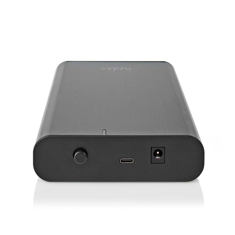 Nedis HDDE35410BK Hardeschijfbehuizing 3.5 &quot; Usb 3.2 Gen1 Usb Type-a / Usb Type-c&trade; Noteb