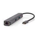 Nedis CCBW64230AT02 Usb Multi-port Adapter Usb 3.2 Gen 1 Usb-c&trade; Male Hdmi&trade; Output / Rj4
