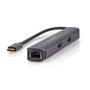 Nedis CCBW64230AT02 Usb Multi-port Adapter Usb 3.2 Gen 1 Usb-c&trade; Male Hdmi&trade; Output / Rj4