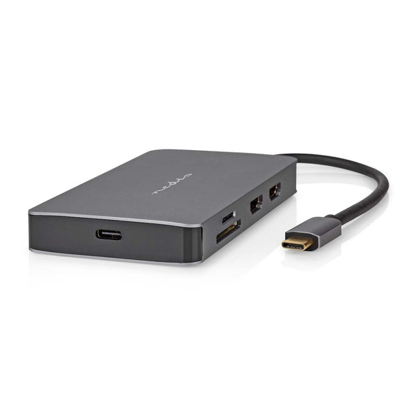 Nedis CCBW64250AT02 Usb Multi-port Adapter Usb 3.2 Gen 1 Usb-c&trade; Male Micro Sd / Rj45 Female /