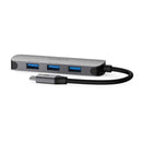 Nedis CCGB64220GY01 Usb-hub 1x Usb-c&trade; 4x Usb A Female 4-poorts Poort(en) Usb 3.2 Gen 1 Usb Ge